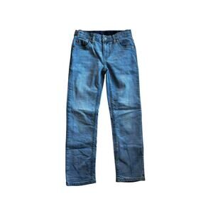 Levi's Kids Straight Blue Jeans, Stretch, Adjustable Waist, Size 8 Reg, Like New